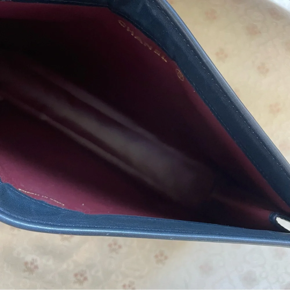 COPY - CHANEL Interlocking Matelasse Clutch Shoulder Bag Purse - Picture 3 of 13